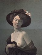 Felix Vallotton Woman in a Black Hat Spain oil painting artist